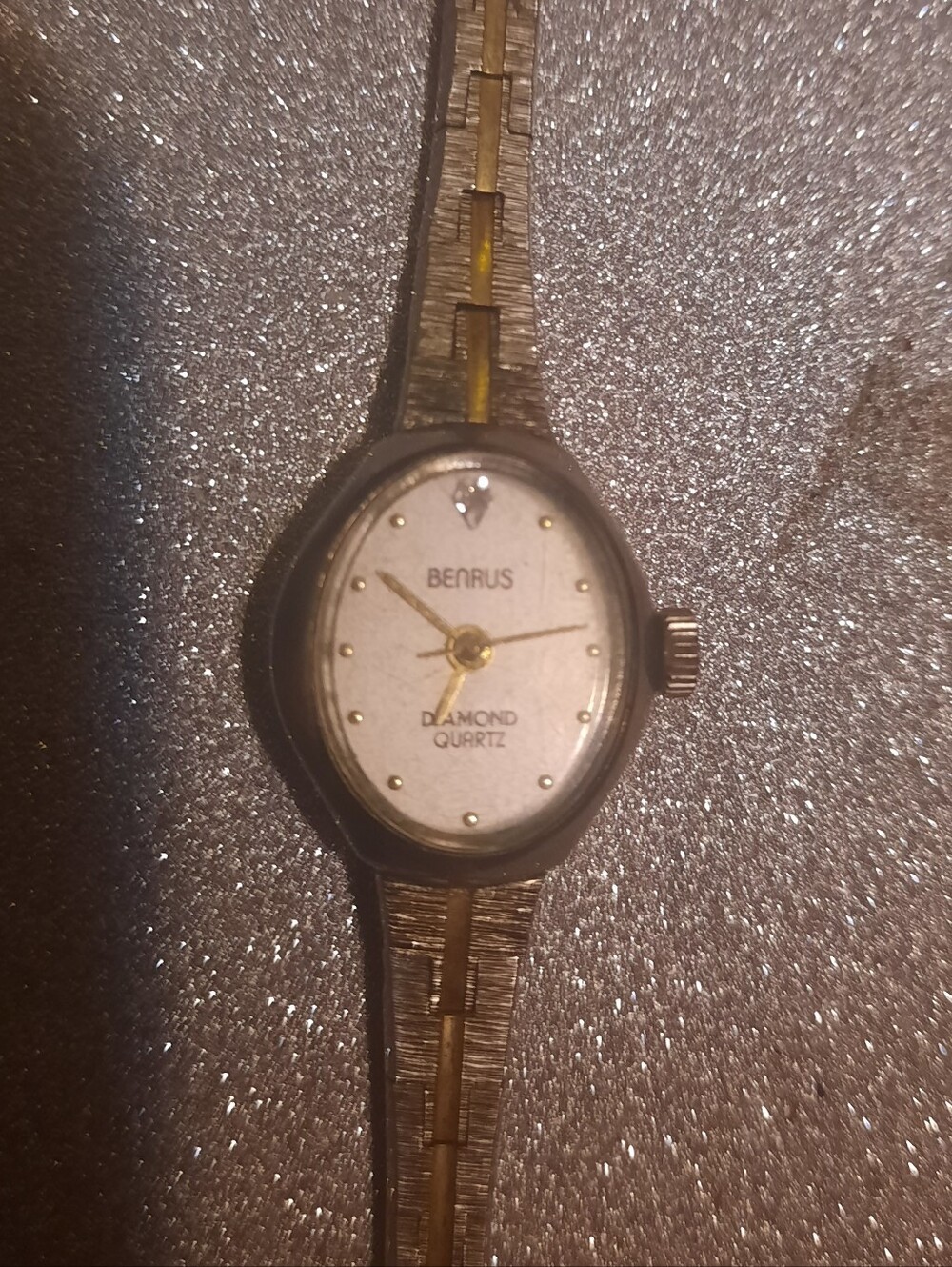 Classic Benrus Two-Tone Women's Bracelet Watch -